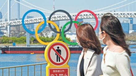 Stopp. Den Olympischen Spielen in Tokio dürfen in diesem Sommer keine ausländischen Sportfans beiwohnen.