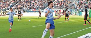 Der Kickstart. Erstes Spiel, erstes Tor: Jurgen Ekkelenkamp hat vor zwei Monaten ein furioses Bundesligadebüt hingelegt.