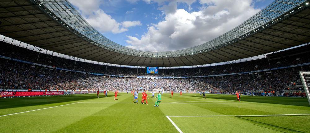 Die Miete für das Olympiastadion wird teuer für Hertha BSC.
