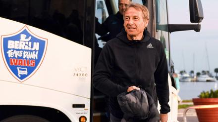 Blick voraus. Hertha-Trainer Jürgen Klinsmann zieht eine positive Bilanz des Trainingslagers.