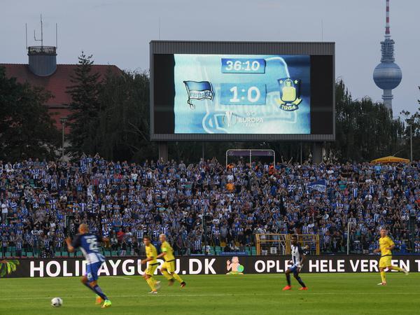 Ob das reicht? Im Hinspiel siegte Hertha im Jahn-Stadion 1:0.
