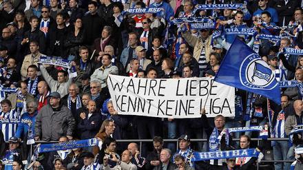Hertha-Fans machen sich Gedanken über die Zukunft ihres Vereins.