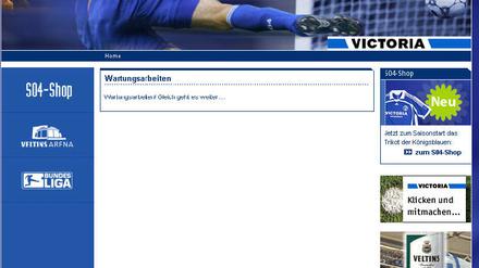 Homepage Schalke 04