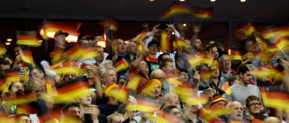Wenn die deutsche Mannschaft spielt, sind die Tribünen gut gefüllt. 