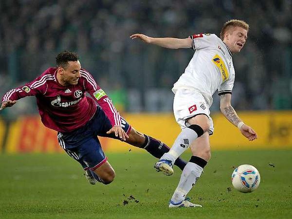 Da war doch mal was: Als Jermaine Jones Marco Reus im DFB-Pokal foulte.