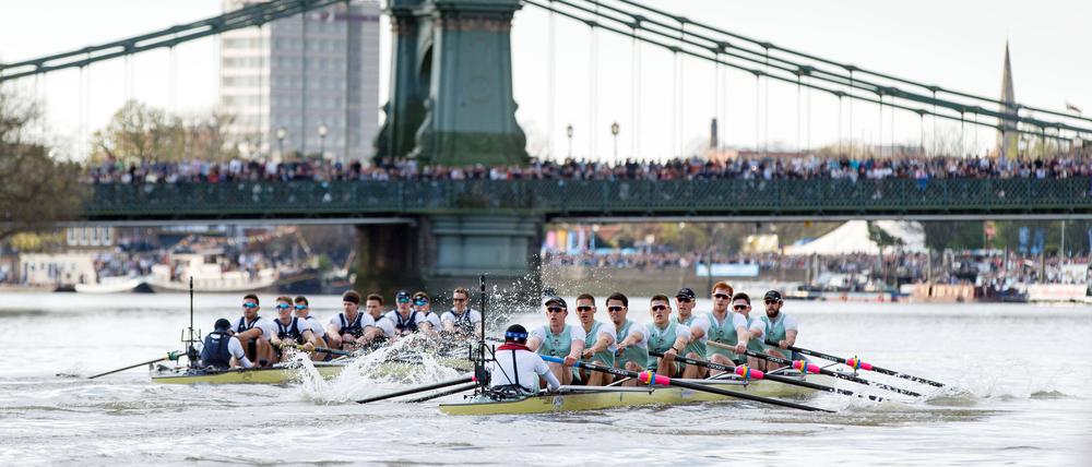 Nach zwei Jahren pandemiebedingter Pause kehrt das Boat Race nach London zurück.