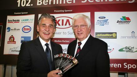 Rainer Schnorfeil (l.) mit seinem "Mentor" Heinz Seesing.