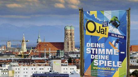 Buhlen um Jasager: München wirbt um Stimmen für eine Olympia-Bewerbung 2022.