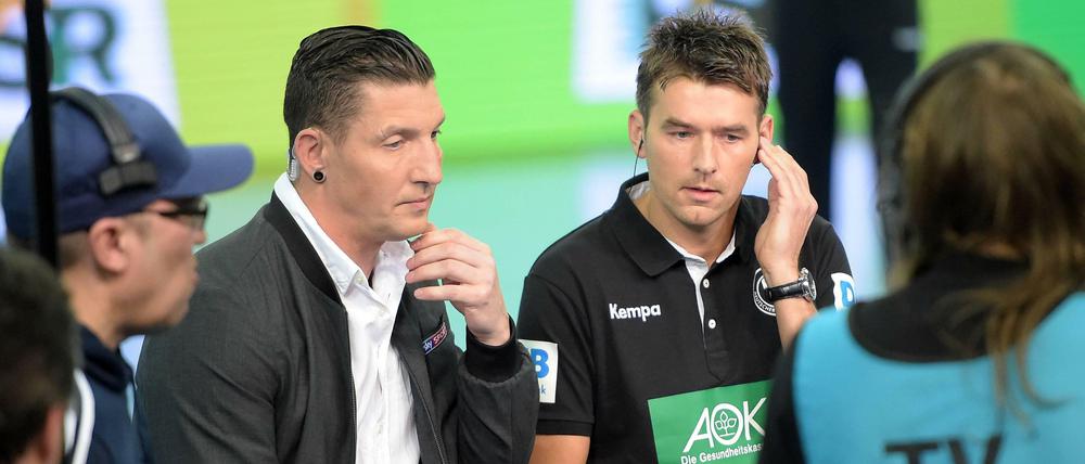 Ex-Nationalspieler Stefan Kretzschmar (links) ist einer der großen Fürsprecher und Förderer von Bundestrainer Christian Prokop. 