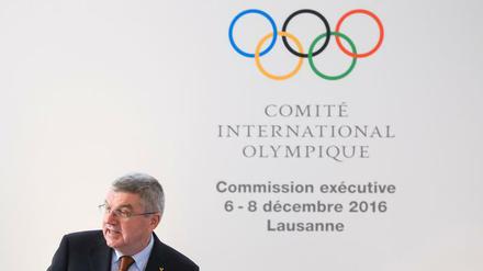 Thomas Bach und das IOC bleiben im Falle Russland dran. 