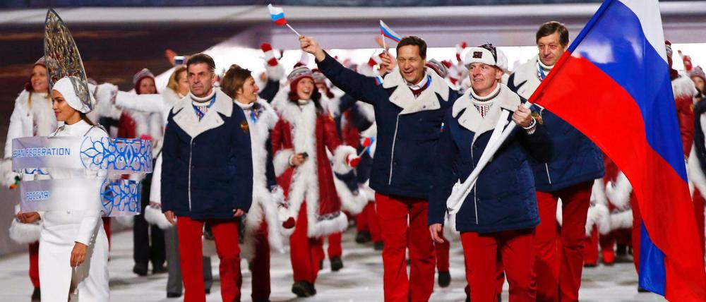 Im russischen Olympia-Team für Sotschi 2014 sollen mehrere Athleten gedopt gewesen sein.