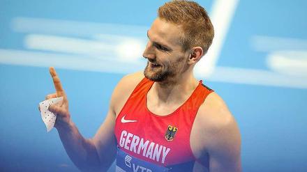 Lucas Jakubczyk gewann mit der deutschen 4 x 100-Meter- Staffel bei der EM 2014 in Zürich Silber. Der Sprinter vom SC Charlottenburg ist deutscher Vizemeister über 100 Meter.