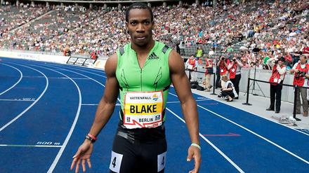 Yohan Blake aus Jamaika gewann im September die 100 Meter beim Berliner Istaf. Wie es mit dem Stadionfest weitergeht, ist nach dem Ausstieg des Hauptsponsors fraglich.