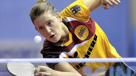 Irene Ivancan war trotz der Finalniederlage hochzufrieden mit ihren Leistungen bei der Tischtennis-EM in Danzig.