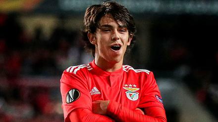 Schaut mich an: Benficas Joao Felix ist im Viertelfinal-Hinspiel gegen Eintracht Frankfurt der überragende Mann.