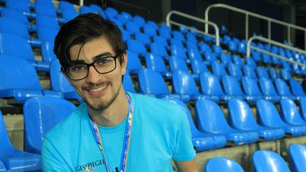 Jorge Salhani, 22 Jahre,, ist einer der brasilianischen Schülerreporter der "Paralympics Zeitung Rio 2016" in Rio de Janeiro/Brasilien.