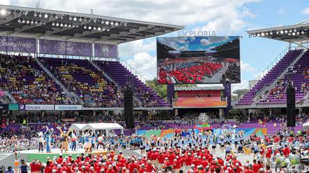 Ein Bild von der Eröffnungsfeier zu den Special Olympics in den USA vor wenigen Tagen. 