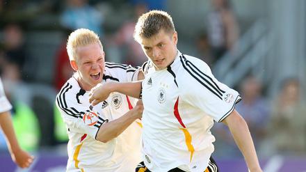 In den U-Nationalmannschaften jubelten Kroos und Bigalke regelmäßig gemeinsam.
