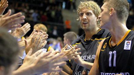 Mit einem Punkt Vorsprung gewann die deutsche Nationalmannschaft das letzte Vorrundenspiel der Basketball-EM.
