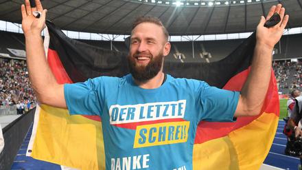 Robert Harting drehte am Sonntag in Berlin seine Abschiedsrunde, doch 2019 könnte er wieder beim Istaf sein.