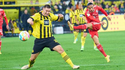 Der Treffer zum 2:0 von Leroy Sané reichte am Ende nicht aus für einen Sieg der Bayern. 