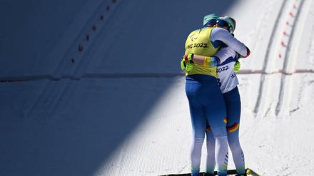 Zwei Rennen, zweimal Silber: Linn Kazmaier und Florian Baumann haben ihre eigenen Erwartungen übertroffen.