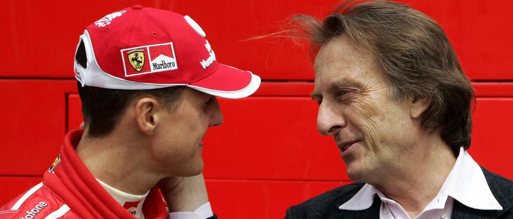 Enge Vertraute: Luca di Montezemolo (rechts) und Michael Schumacher im Jahr 2004.