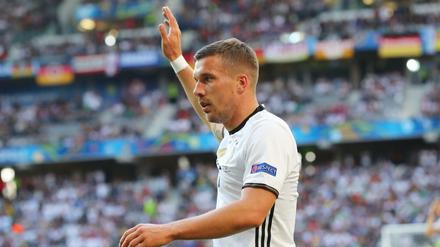 Tschüssikowski. Lukas Podolski nimmt Abschied von der Nationalmannschaft.