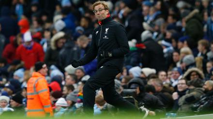 Jürgen Klopp jubelt beim 4:1-Sieg seines FC Liverpool gegen Manchester City