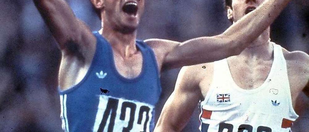 Gold. Pietro Mennea (links) gewinnt bei den Olympischen Spielen in Moskau 1980 das Rennen über 200 Meter.