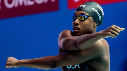 Simone Manuel ist die erste Afroamerikanerin, die bei den Olympischen Spielen eine individuelle Medaille gewann. Auch sie berichtete von rassistischen Erfahrungen.