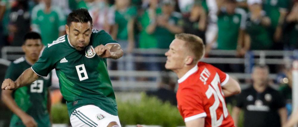 Auch Frankfurts Marco Fabian fährt mit der mexikanischen Nationalmannschaft zur WM.