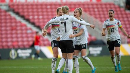 Das Tor von Lea Schüller hat dem DFB-Team ein Unentschieden gegen Spanien gebracht. 