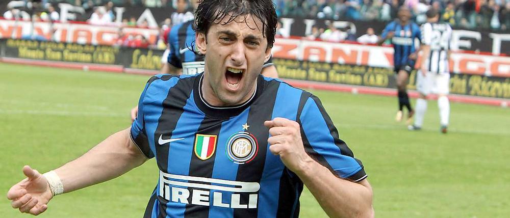 Dank des Treffers von Diego Milito darf auch Inter Mailand vom Triple träumen.