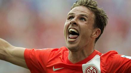 Nahm sich ein Vorbild an Berlins Allagui und Ramos: Nicolai Müller traf für Mainz 05 doppelt.
