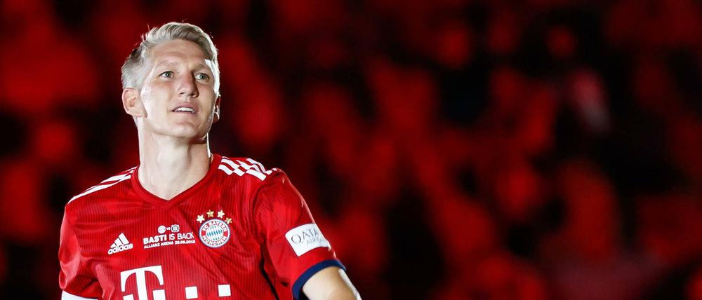 Bastian Schweinsteiger bei seinem Abschiedsspiel für den FC Bayern