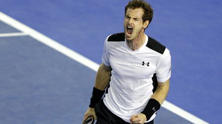 Yes, es hat gereicht. Andy Murray in Aktion.