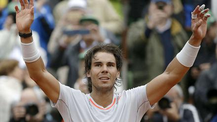 Achter Erfolg in Paris: Rafael Nadal.