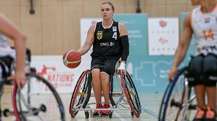 Mareike Miller ist Kapitänin der deutschen Rollstuhlbasketballerin.