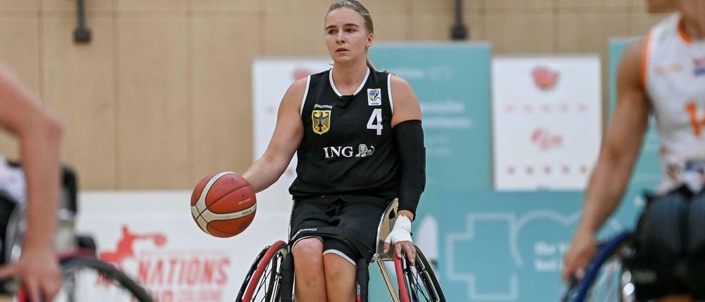 Mareike Miller ist Kapitänin der deutschen Rollstuhlbasketballerin.