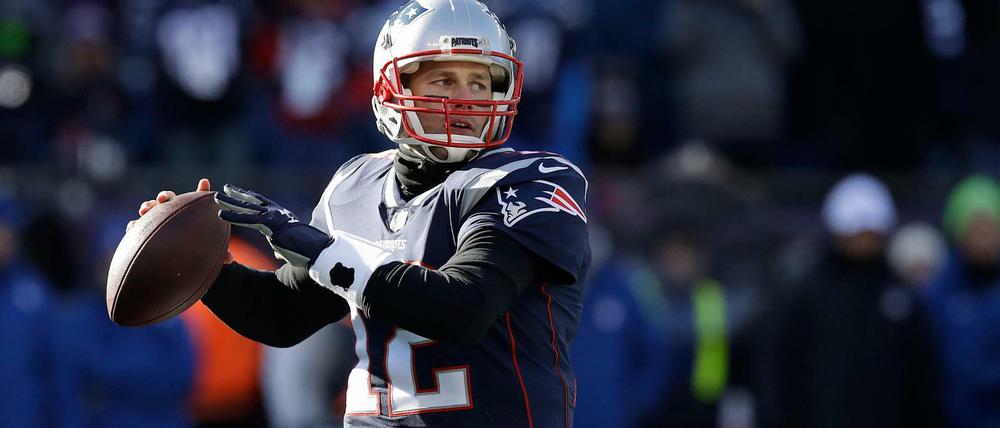 Eine Nummer für sich. Tom Brady steht wieder mal im Super Bowl.