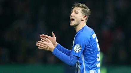 Niklas Stark, 23, spielt seit 2015 für Hertha BSC. Am Freitag wurde er erstmals für die Nationalmannschaft nominiert. An diesem Samstag (18.30 Uhr) spielt er mit den Berlinern gegen den Tabellenzweiten Borussia Dortmund.