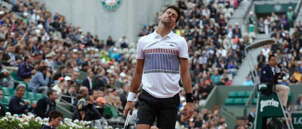 Djokovic unterlag im Viertelfinale dem Österreicher Dominic Thiem, den er 2016 noch klar in Paris besiegt hatte.