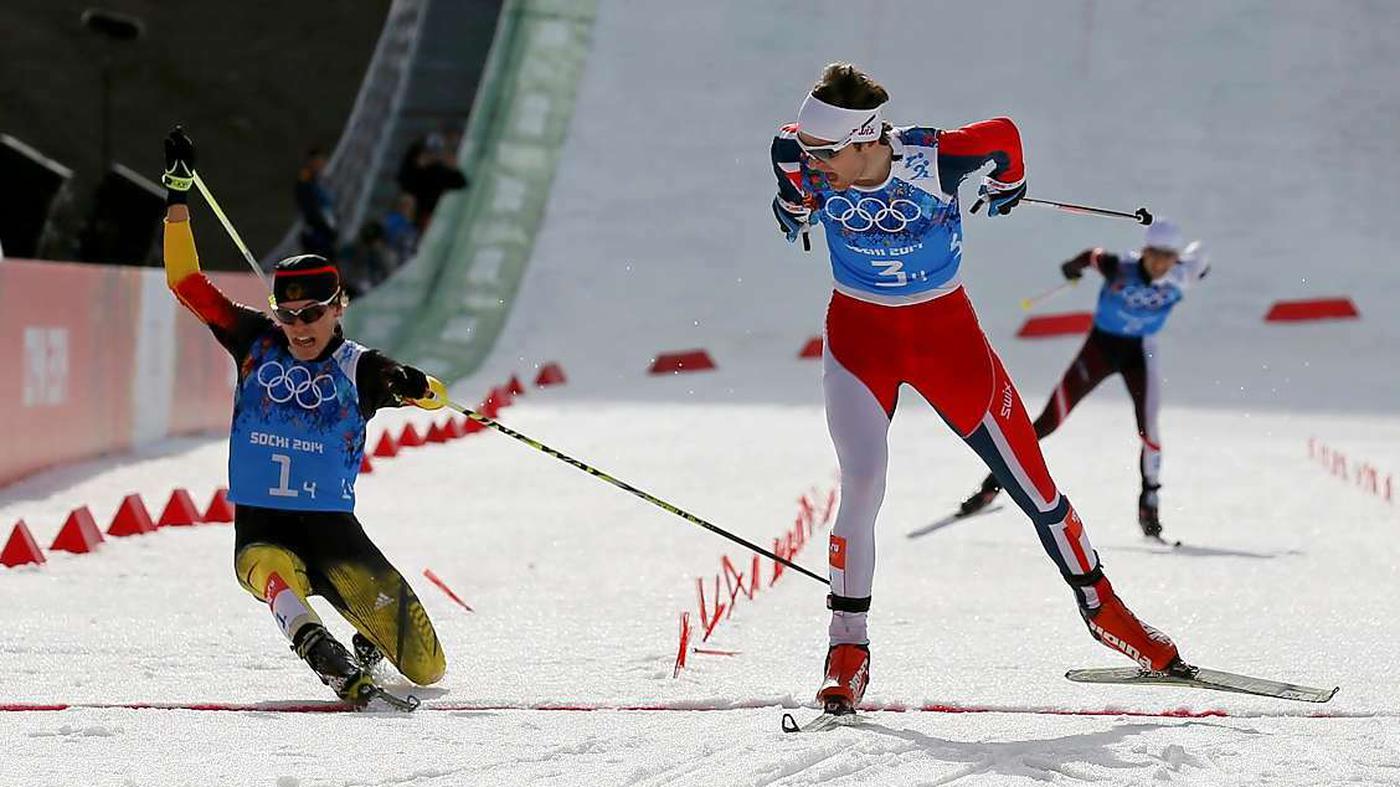 Nordische Kombination Deutschland holt hinter Norwegen OlympiaSilber
