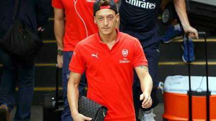 Verletzt: Mesut Özil fehlte beim Arsenal-Sieg in Newcastle.