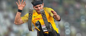 Beim Weitsprung wurde Ali Lacin mit 6,70 Meter Fünfter. Am kommenden Freitag folgt in Tokio der Lauf über 200 Meter.