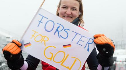Motivationsprofi. Die Psychologie-Studentin Anna-Lena Forster will in Pyeongchang eine Medaille holen. 