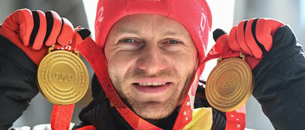 Francesco Friedrich hat Historisches geschafft: Zwei Mal in Folge gelang ihm das Gold-Double bei Olympischen Winterspielen.