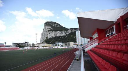 Das Victoria Stadion in der britischen Enklave Gibraltar.