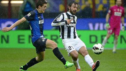 Turins Xavi. Andrea Pirlo (rechts) ist für Juventus immer noch unverzichtbar.